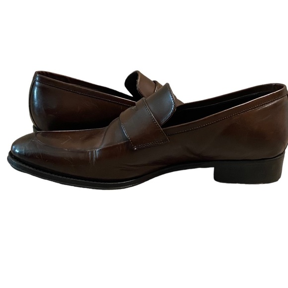 To Boot New York Adam Derrick Size 7.5 Dress Shoe Loafer Original Box Marrone